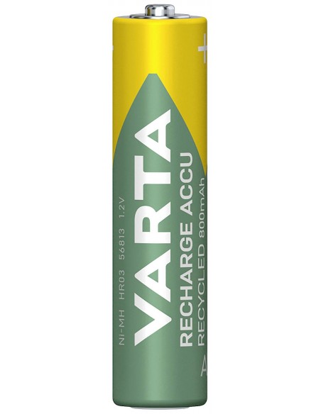 Pile rechargeable Varta NiMH AAA 800 mAh 1,2V
