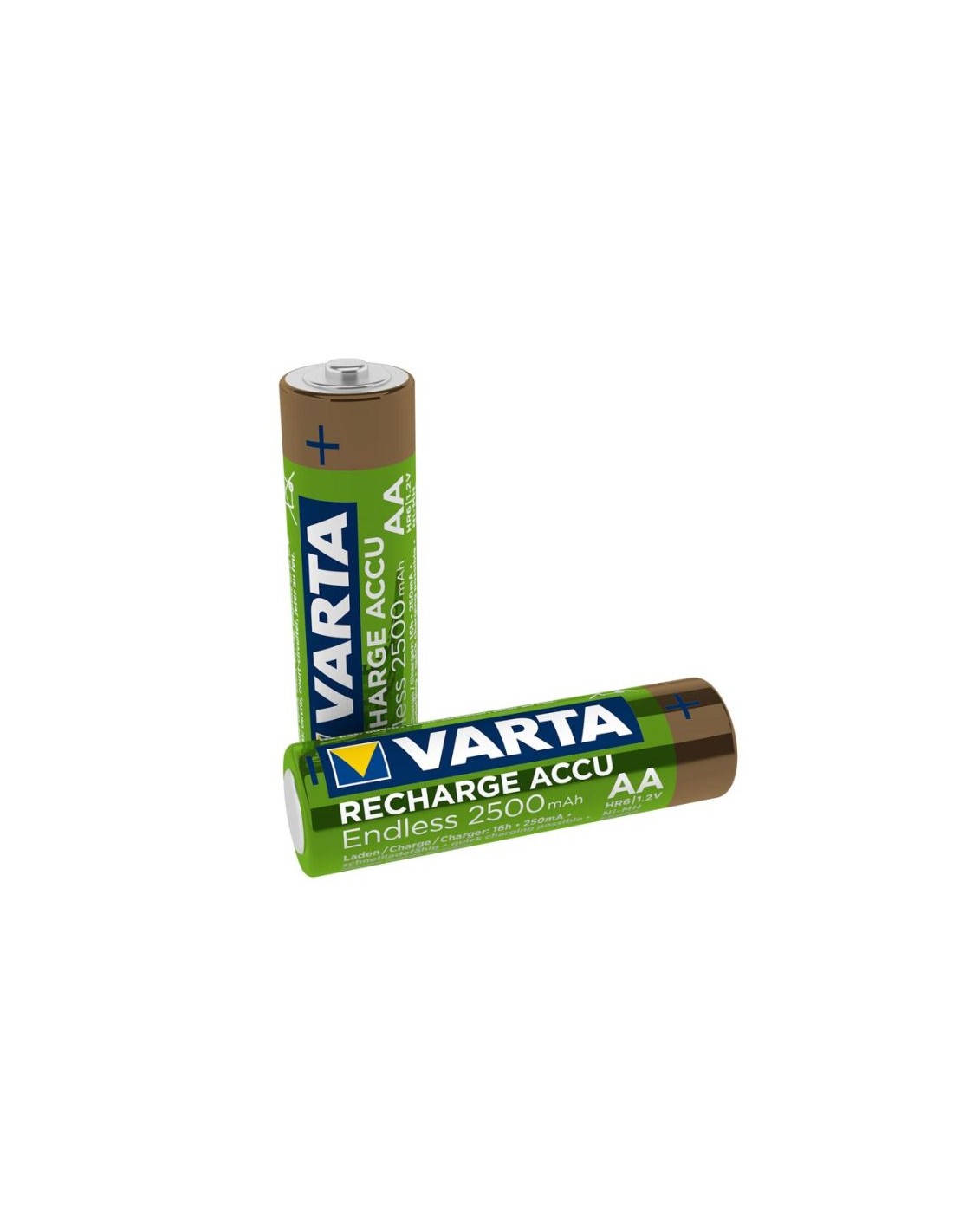 2 x pile rechargeable Endless Varta LR6 AA 1.2V Tunisie