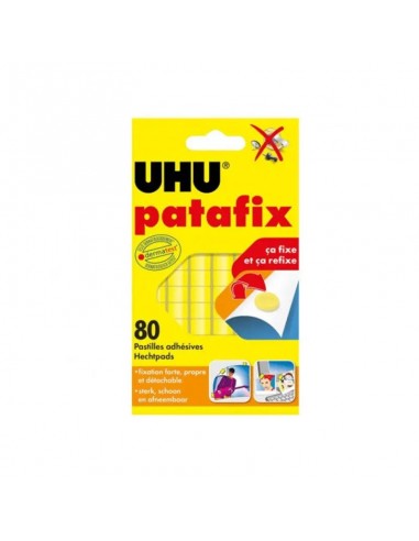 Pastilles Adhésives UHU Patafix 80g Jaune