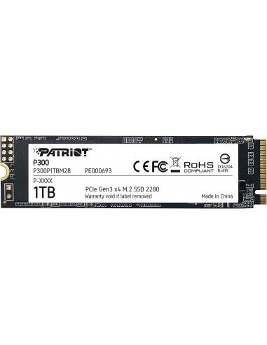 disque SSD Patriot P300 M.2 PCIe Gen 3 x4 1 To