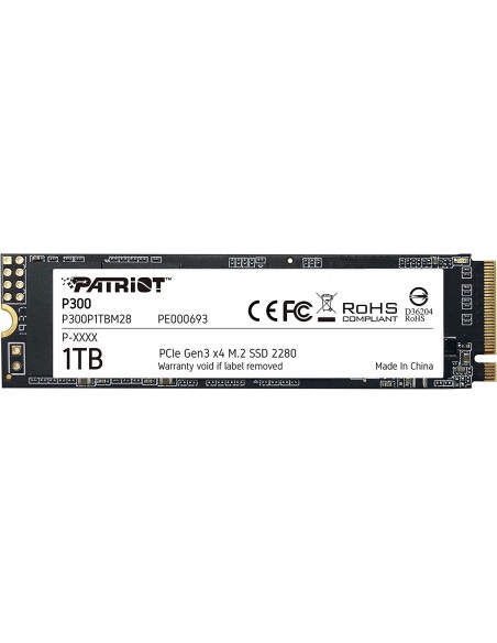 disque SSD Patriot P300 M.2 PCIe Gen 3 x4 1 To disque SSD Patriot P300 M.2 PCIe Gen 3 x4 1 To