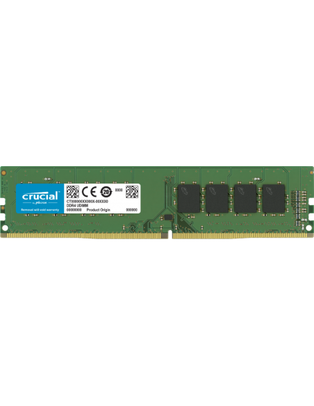 Barrette mémoire Crucial 8Go DDR4-3200 UDIMM Barrette mémoire Crucial 8Go DDR4-3200 UDIMM