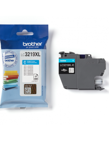 Cartouche Brother LC-3219XLC Cyan Tunisie