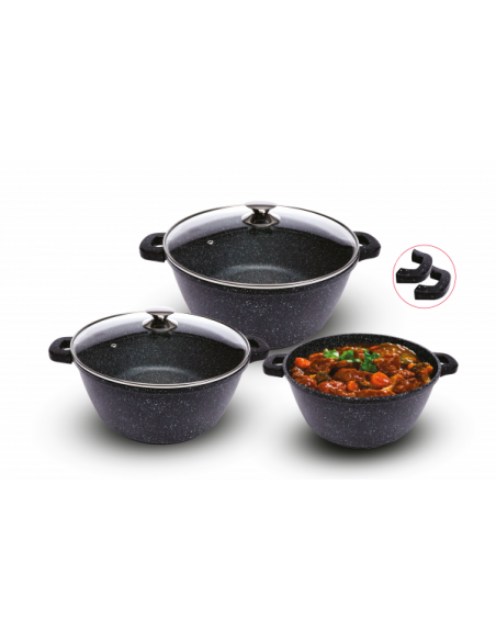 set de 3 faitouts 20/24/28cm 12 pièces set de 3 faitouts 20/24/28cm 12 pièces