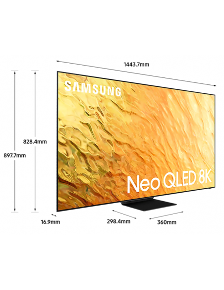 TV samsung 75 pouces QN800B Neo QLED 8K Smart TV Série 8