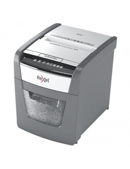 destructeur Rexel Shredder Optimum AutoFeed+ 50X noir gris 1020050 destructeur Rexel Shredder Optimum AutoFeed+ 50X noir gris 1020050