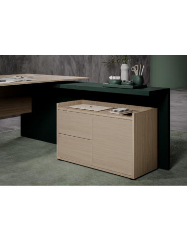 bureau de direction Crown + Caisson vert bureau de direction Crown + Caisson vert