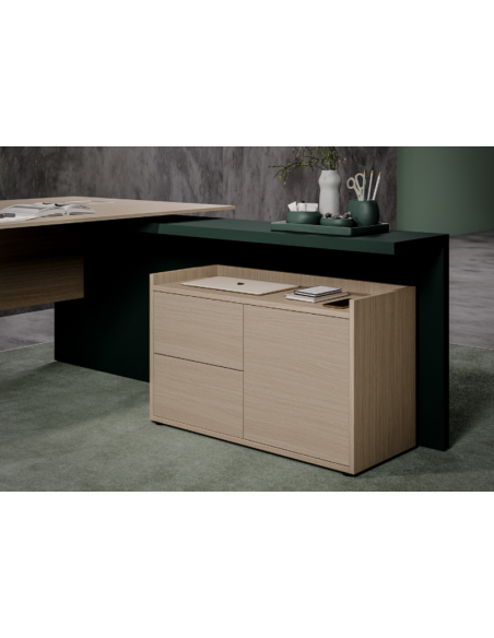 bureau de direction Crown + Caisson vert bureau de direction Crown + Caisson vert