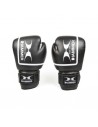 gants de box fitness 12 OZ Hummer noir et blanc 95608