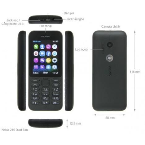 Téléphone Portable Nokia 215 / Double SIM Téléphone Portable Nokia 215 / Double SIM