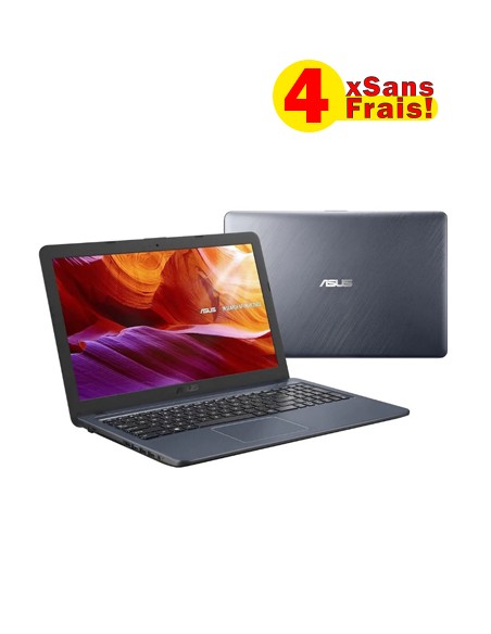 PC Portable ASUS X543UA i3 7è Gén 4Go 1To - Gris (X543UA-GQ3392T) PC Portable ASUS X543UA i3 7è Gén 4Go 1To - Gris (X543UA-GQ3392T)