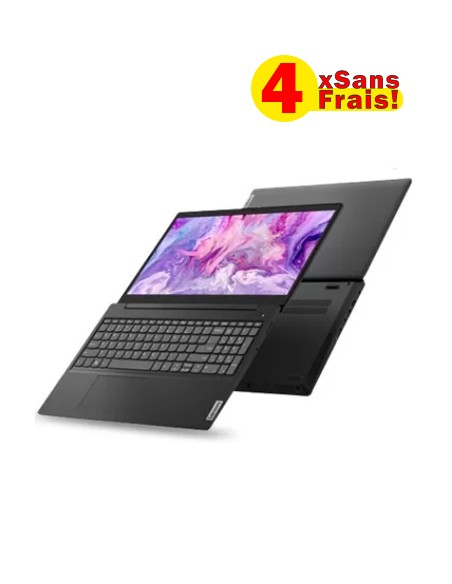 Pc Portable LENOVO Ideapad L3 i3 10Gén 4Go 1To Noir (81WE01AXFE)
