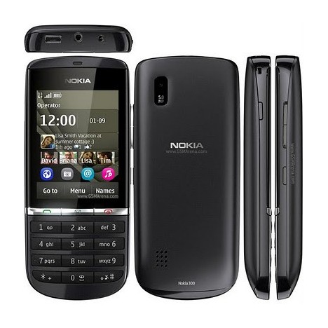 Téléphone Portable Nokia asha 300 / Double SIM / Noir Téléphone Portable Nokia asha 300 / Double SIM / Noir