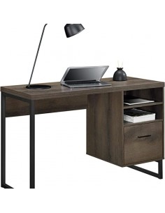 Bureau d'ordinateur SOLID marron 2