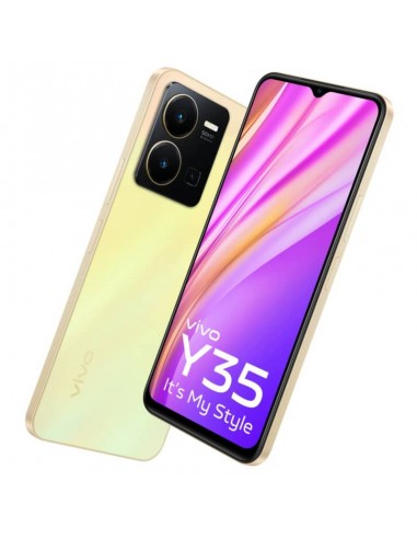 Plongez dans un écran immersif avec le Vivo Y35 : Couleurs vibrantes et détails époustouflants.