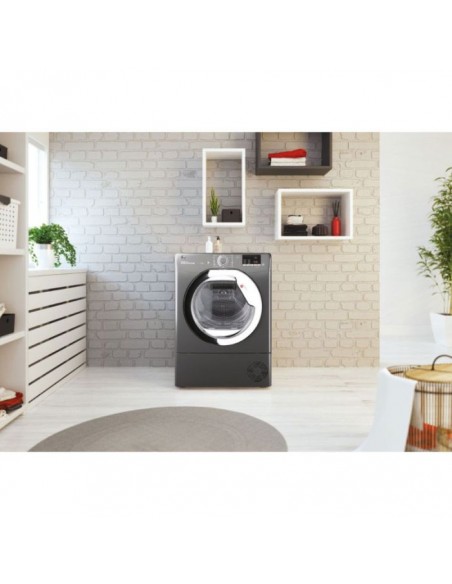 Sèche-linge frontal Hoover HLE10DCER-80 - Technologie avancée de séchage pour des résultats impeccables