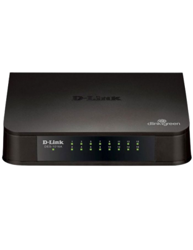Switch D-Link 16 ports 10/100Mbps