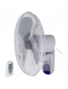 Ventilateur Mural HGE 34W Avec Commande - Blanc