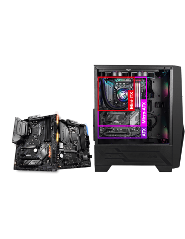 La combinaison parfaite : PC Gamer InfernoX, I3-12100, RTX 3050, 16Go RAM, 512Go SSD