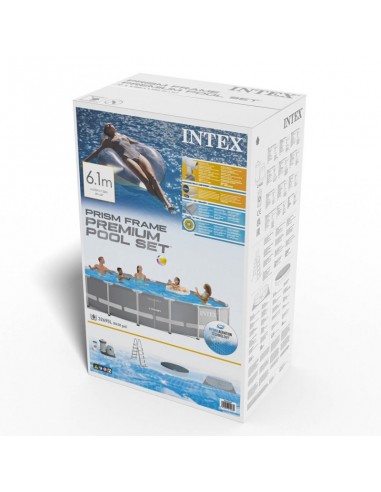 Piscine Prism Frame ronde 6.10 x 1.32 m Piscine Prism Frame ronde 6.10 x 1.32 m