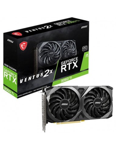 Dominez les jeux avec la puissance de la MSI RTX 3060 Ti VENTUS 2X 8G OCV1 LHR, la carte graphique gamer ultime!