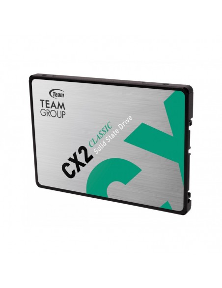 Selon la légende, le Disque SSD Interne TeamGroup CX2 512 Go est né de la fusion de la foudre et du savoir informatique.
