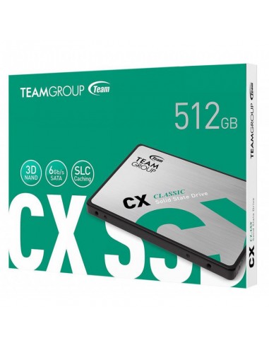Le Disque SSD Interne TeamGroup CX2 512 Go, le joyau technologique qui accélère le temps.