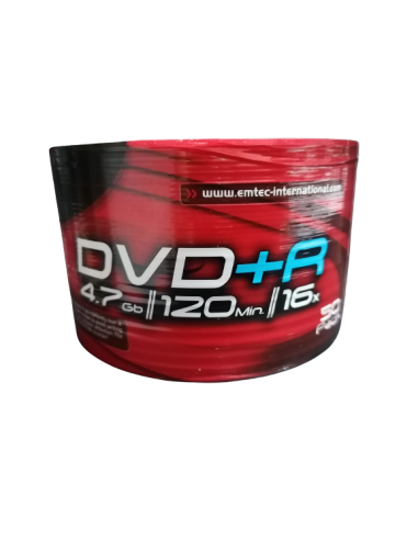 Bobine 50 DVD-R DVD+R 16X 4,7GB...