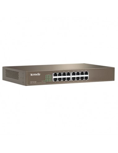 Switch De Bureau TENDA TEF1016D 16 PORTS FAST ETHERNET 10/100 MBPS (TEF1016D) chez oxtek