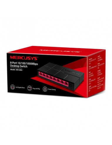 Switch De Bureau 8 PORTS MERCUSYS...