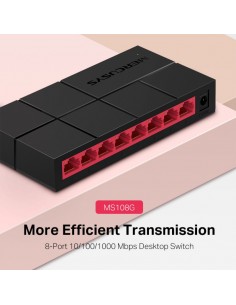 Switch De Bureau 8 PORTS MERCUSYS MS108G / 10/100/1000 MBPS chez oxtek 2