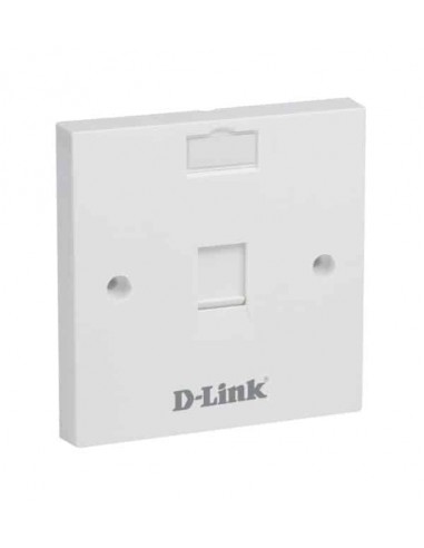 Monture pour prise D-link NFP-0WHI11 Façade simple UTP 6