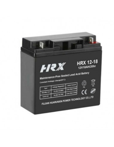 Batterie PLOMB RECHARGEABLE HRX 12V 18 AH chez oxtek