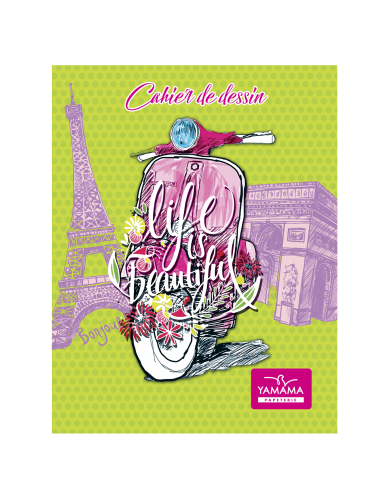 Cahier De Dessin YAMAMA Uni 90G PM