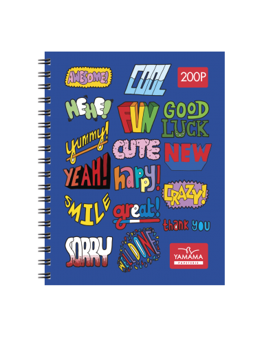 Cahier wiro YAMAMA 200P PF Couverture...