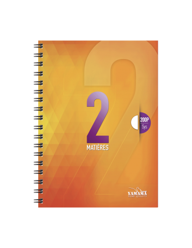 Cahier wiro YAMAMA Multi-matière 200P... Cahier wiro YAMAMA Multi-matière 200P...