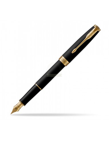 Parker Sonnet Matte Black Lacquer GT Stylo-plume Parker Sonnet Matte Black Lacquer GT Stylo-plume