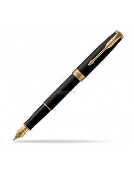 Parker Sonnet Matte Black Lacquer GT Stylo-plume Parker Sonnet Matte Black Lacquer GT Stylo-plume