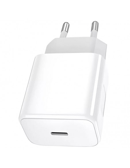 Chargeur Infinix XC06 1 Port Type-C Vers Type-C - Blanc Chargeur Infinix XC06 1 Port Type-C Vers Type-C - Blanc