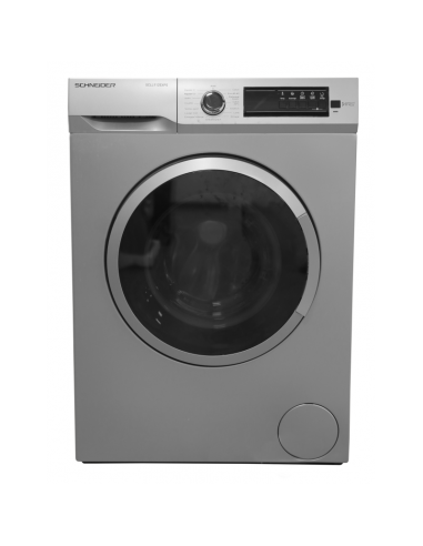 Machine à laver Frontale SCHNEIDER avec Afficheur 9 KG / Moteur Inverter / Silver