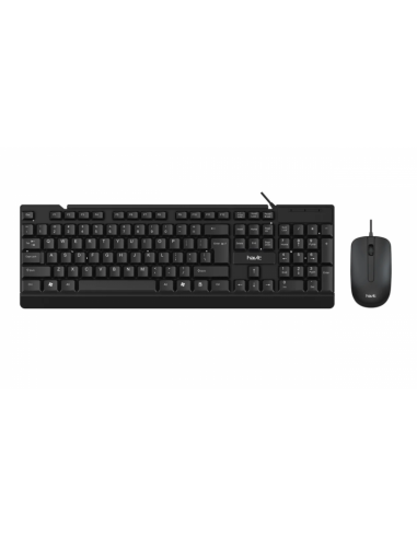 Ensemble Clavier et Souris Filaires USB Havit HV-KB272CM / Noir