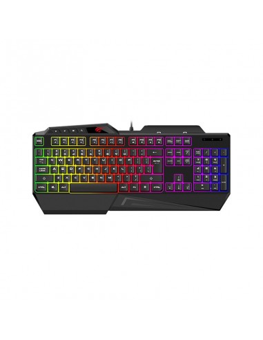Clavier Gaming Havit KB488L / RGB / Noir