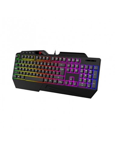 Clavier Gaming Havit KB488L / RGB / Noir