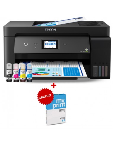 Imprimante Jet d'Encre à Réservoir Intégré EPSON ECOTANK ITS L4160 3En1 Couleur Imprimante Jet d'Encre à Réservoir Intégré EPSON ECOTANK ITS L4160 3En1 Couleur