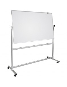 Tableau Blanc 2x3 Magnetique Double Face Pivotant / 90 x 120 cm