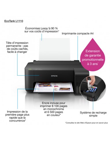 Epson L1110 prix Tunisie Epson L1110 prix Tunisie