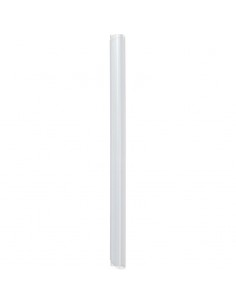100 BAGUETTES RELIURE PLASTIQUE 12MM - BLANC : Chez oxtek