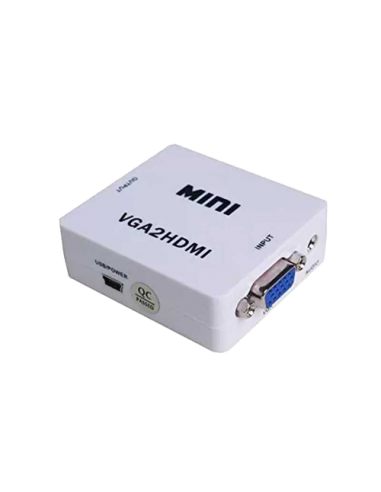 Adaptateur HDMI vers VGA avec câble Audio de 3.5mm, pour PC portable, TV  Box, projecteur