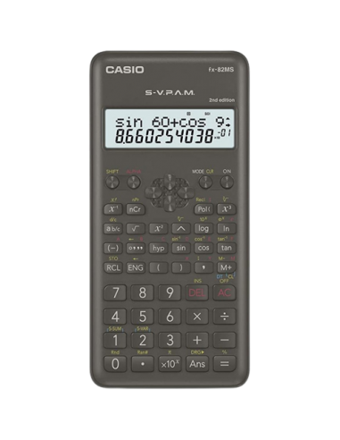 Calculatrice Scientifique Casio FX-82MS 240 fonctions - Noir prix tunisie