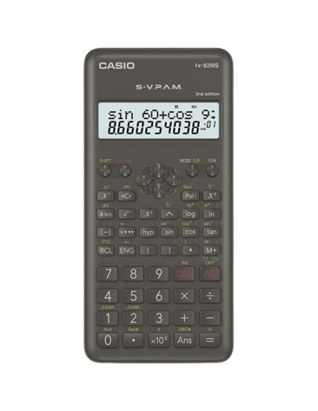 Calculatrice Scientifique Casio FX-82MS 240 fonctions - Noir prix tunisie